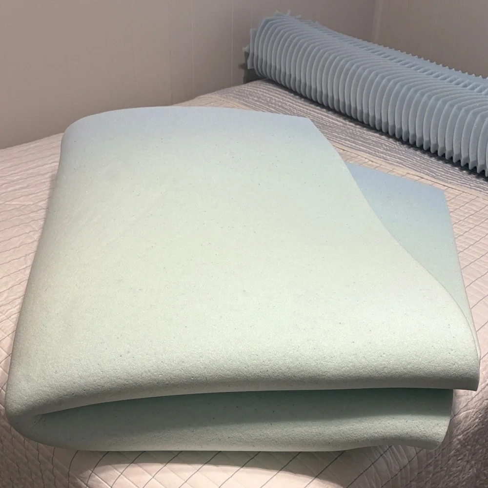 Soft Mint Foam Mattress Topper